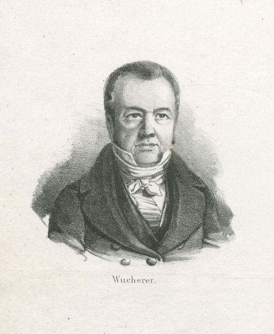 Portrait von Gustav Friedrich Wucherer