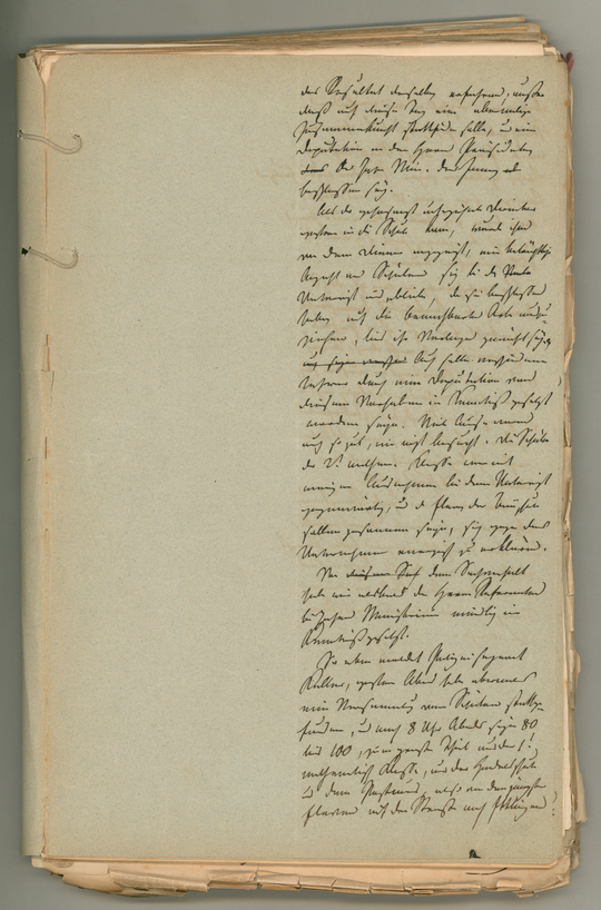1848 Mai 7, Karlsruhe
Bericht der Polytechnischen Schule Karlsruhe an das badische Innenministerium über den Auszug von Schülern nach Ettlingen. Entwurf, Seite 3 (Blatt 2r). KIT-Archiv 10001/326.