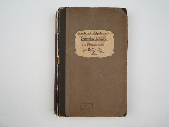 Matrikelband der Polytechnischen Schule Karlsruhe