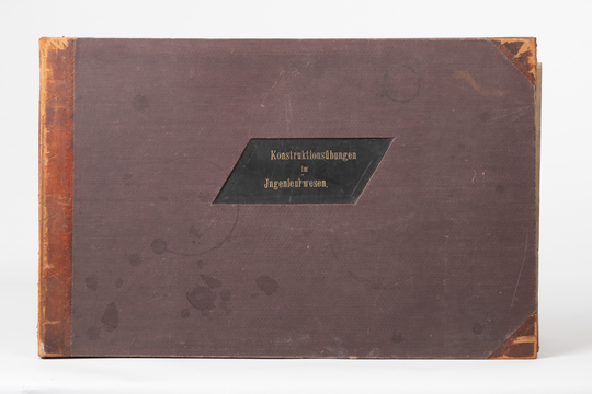 Ferdinand Lehn: Übungszeichnungen aus dem Bauingenieurstudium, Einbanddeckel.