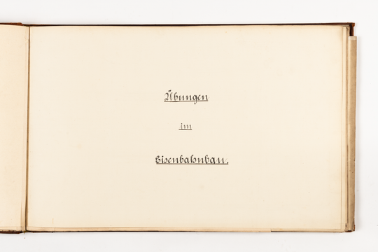 Ferdinand Lehn: Übungszeichnungen aus dem Bauingenieurstudium, Seite 11.