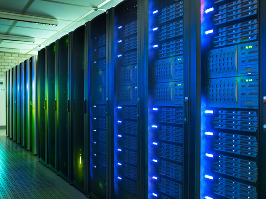 Rechnereinheiten im Rechenzentrum des KIT, Aufnahme 2010. Bildrechte: Karlsruher Institut für Technologie.