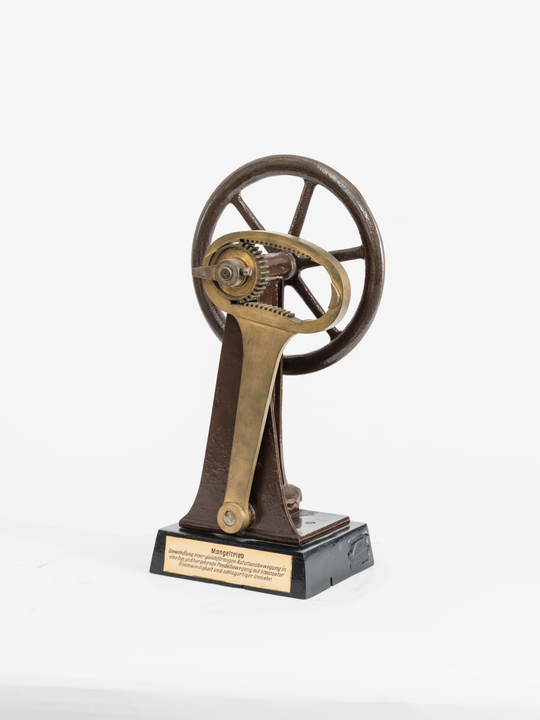 Modell eines Mangeltriebs, um 1850. KIT-Fakultät für Maschinenbau, Redtenbacher-Sammlung, Aufnahme 2024. Fotografie: Amadeus Bramsiepe.