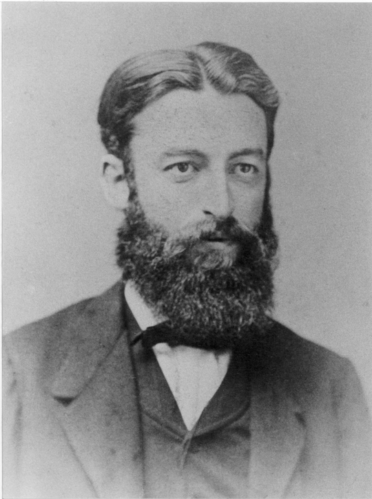 Portraitfoto von Lothar Meyer, ca. 1870. KIT-Archiv 28010/I 2662.