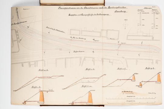 Ferdinand Lehn: Übungszeichnungen aus dem Bauingenieurstudium, Seite 26.