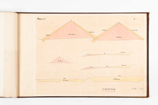 Ferdinand Lehn: Übungszeichnungen aus dem Bauingenieurstudium, Seite 35.