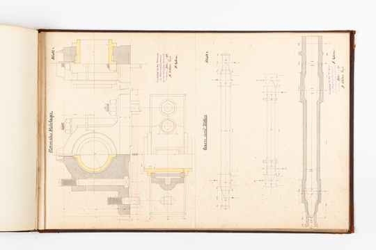 Ferdinand Lehn: Übungszeichnungen aus dem Bauingenieurstudium, Seite 41.