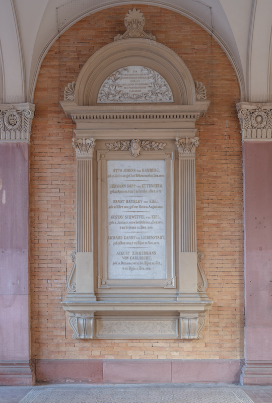 Denkmal für die im Deutsch-Französischen Krieg von 1870/71 gefallenen Polytechniker