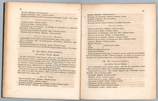 Programm der Großherzoglich Badischen Polytechnischen Schule Karlsruhe für das Jahr 1832-33, Seite 28-29.
